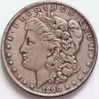 1890-O Morgan Dollar